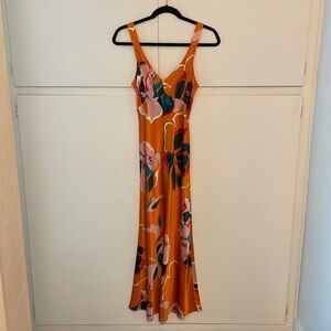 Reformation Daytona Silk Dress